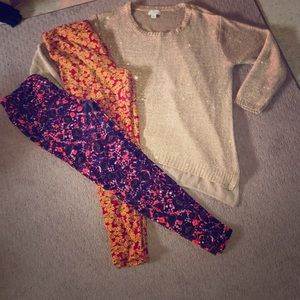 ⚠️Two pairs legging with FREE Sweater⚠️